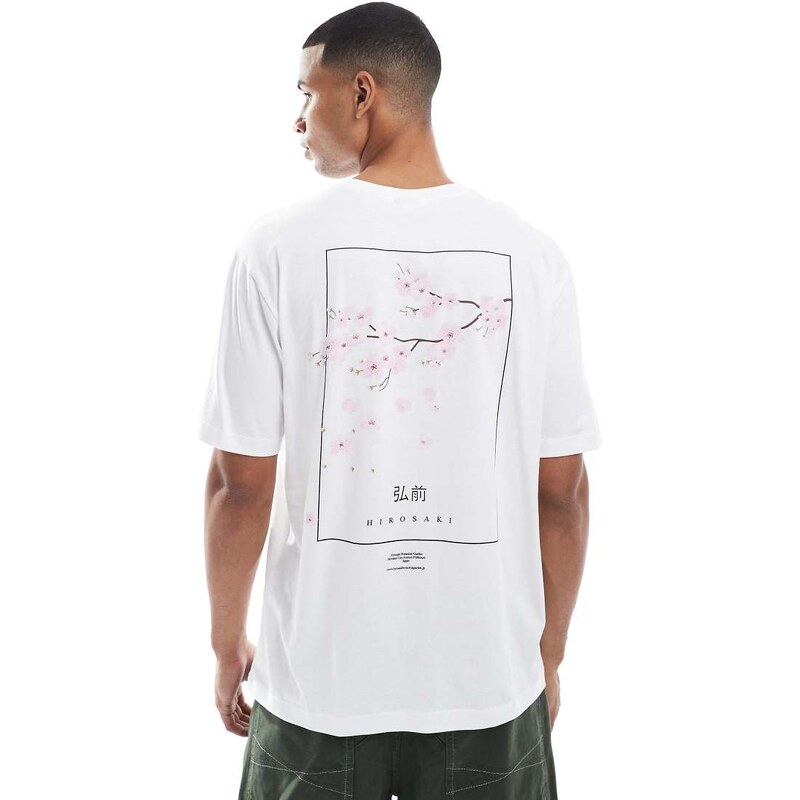 ONLY & SONS oversize fit t-shirt with Hirosaki back print in