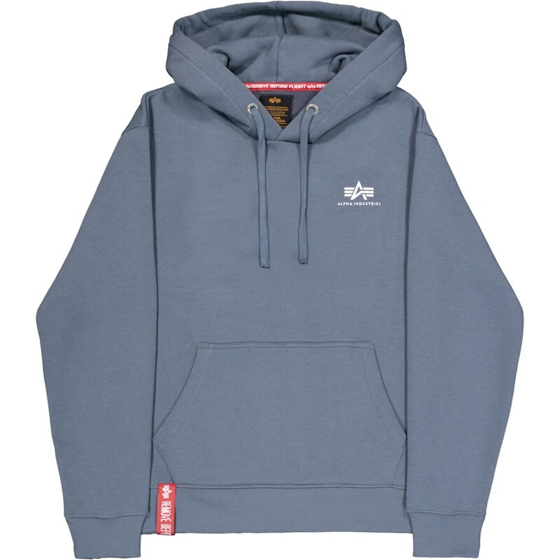 ALPHA INDUSTRIES Mikina chladná modrá / bílá