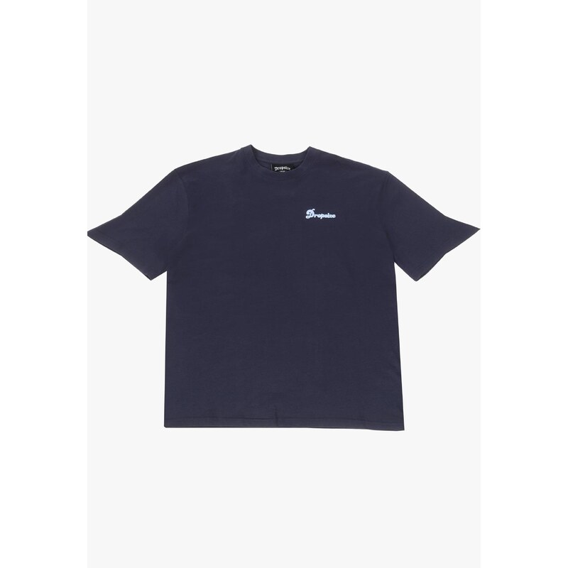 Dropsize Tričko Hustle Hard námořnická modř / světlemodrá