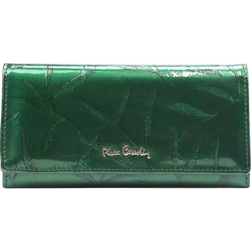 Dámská kožená peněženka Pierre Cardin 02 LEAF 100 zelená