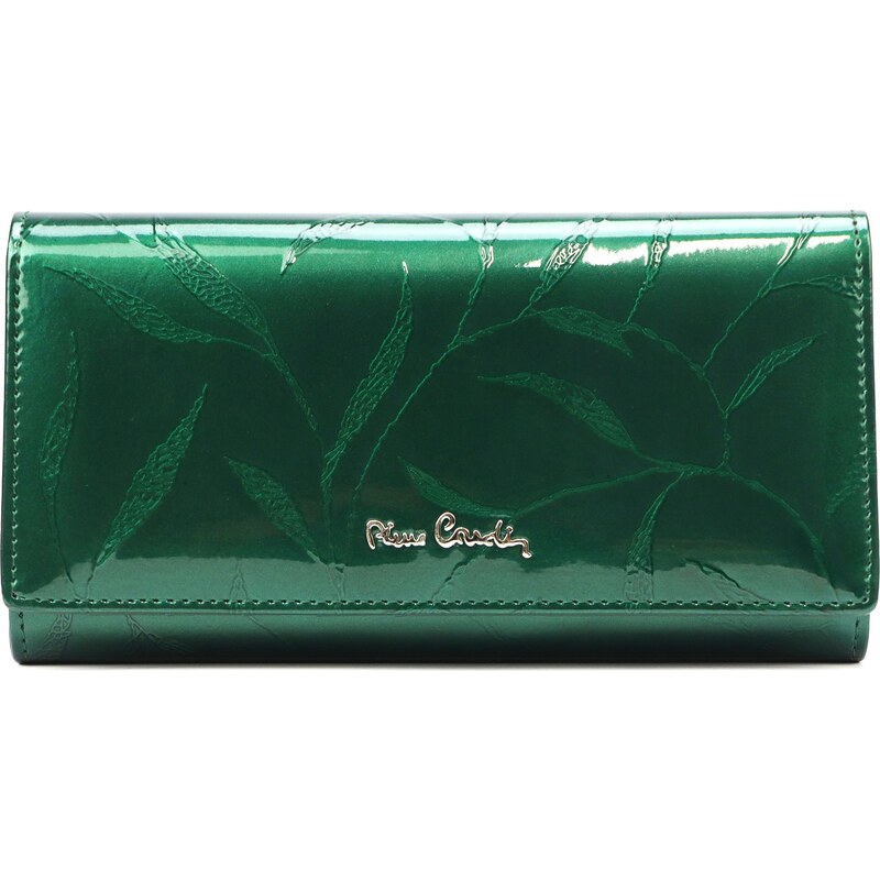 Dámská kožená peněženka Pierre Cardin 02 LEAF 100 zelená 104230924