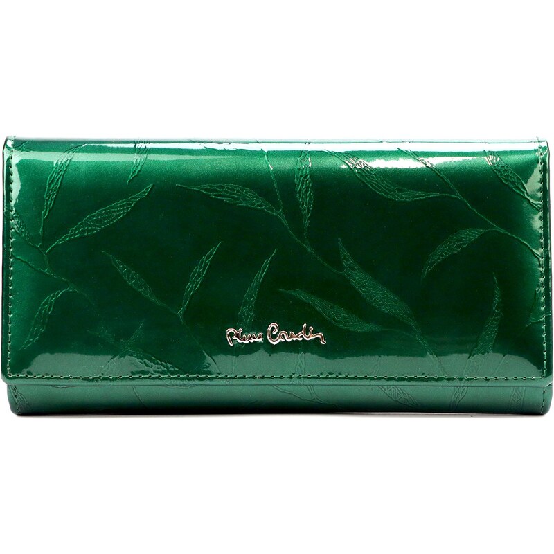 Dámská kožená peněženka Pierre Cardin 02 LEAF 122 zelená
