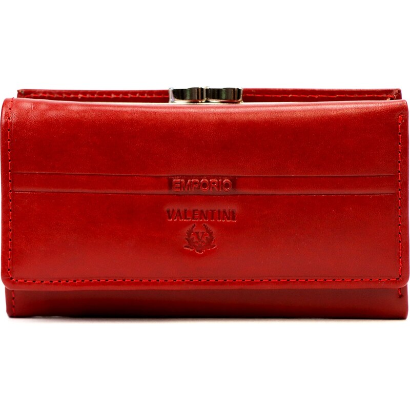 Dámská kožená peněženka Emporio Valentini 563 PL10 červená 106730459