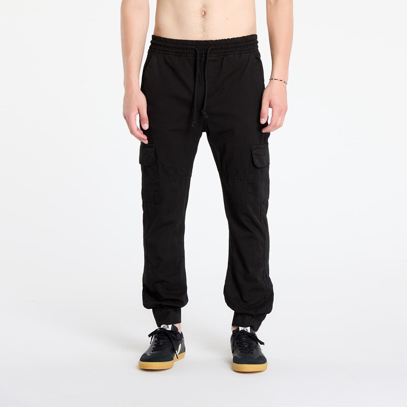 Kalhoty Urban Classics Military Jogg Pants Black XXL