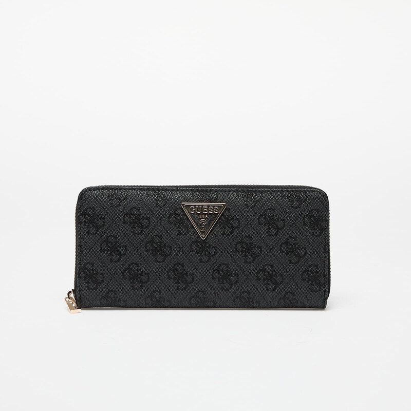 Peněženka GUESS Laurel Ii Slg Large Zip Around Black Universal