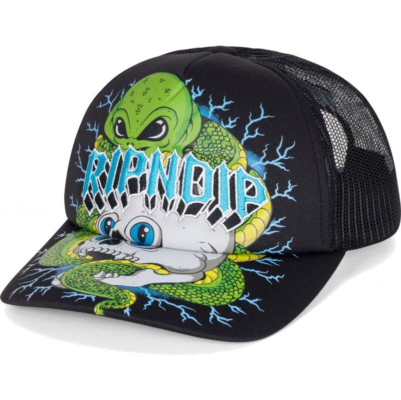 KŠILTOVKA RIPNDIP SKULL AND BONES TRUCKE - černá