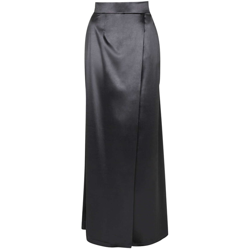 Topshop **Sateen Maxi Skirt by Twin Sister