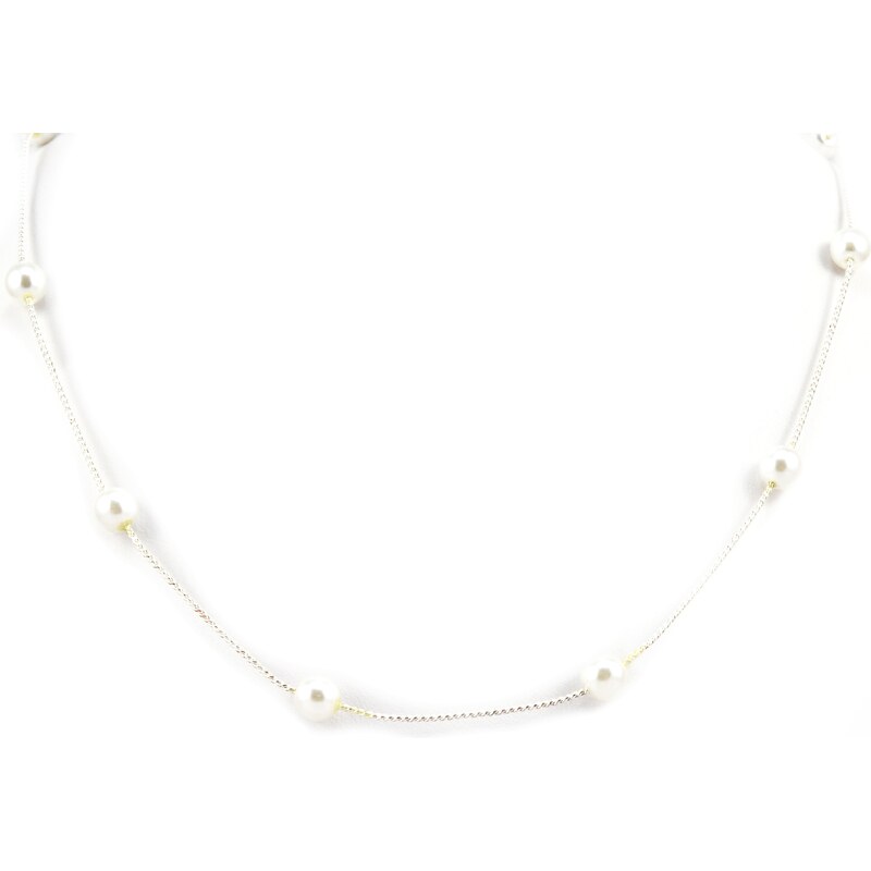 FaBOS Náhrdelník bílé perle
