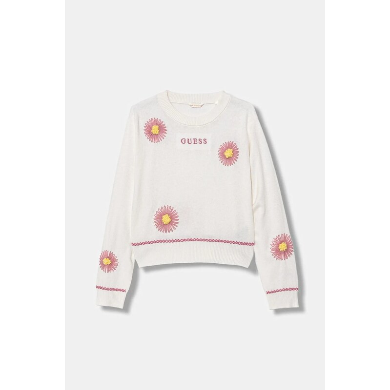Dětský svetr s příměsí vlny Guess 107229363