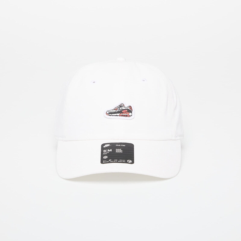 Kšiltovka Nike Club Unstructured Air Max 90 Patch Cap White M/L