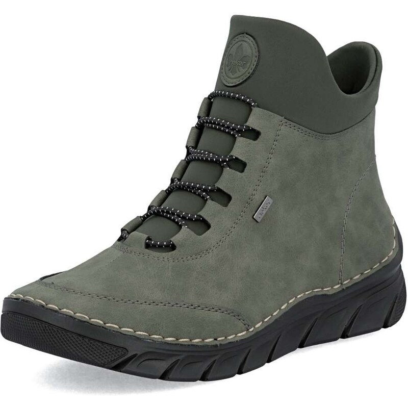 Dámská kotníková obuv RIEKER 55069-54 zelená