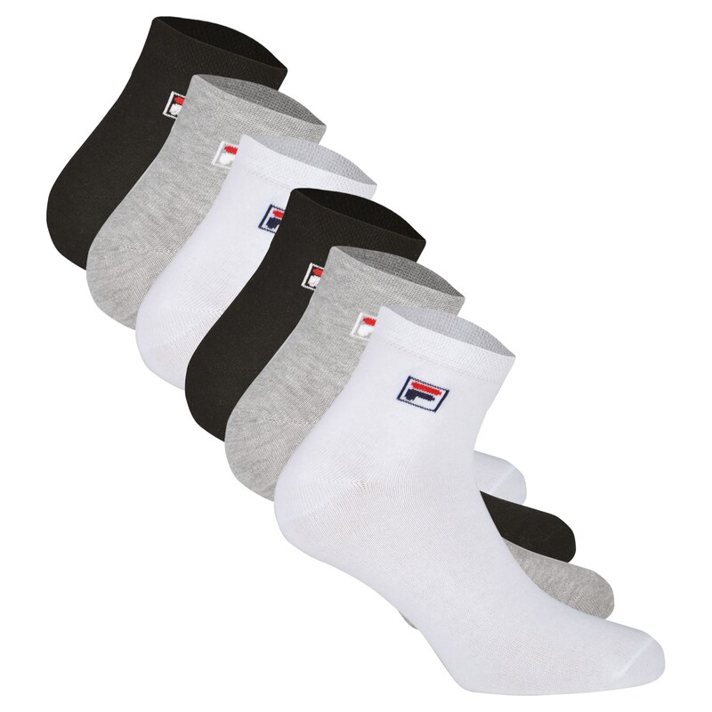 FILA Ponožky šedá / černá / bílá 106144871