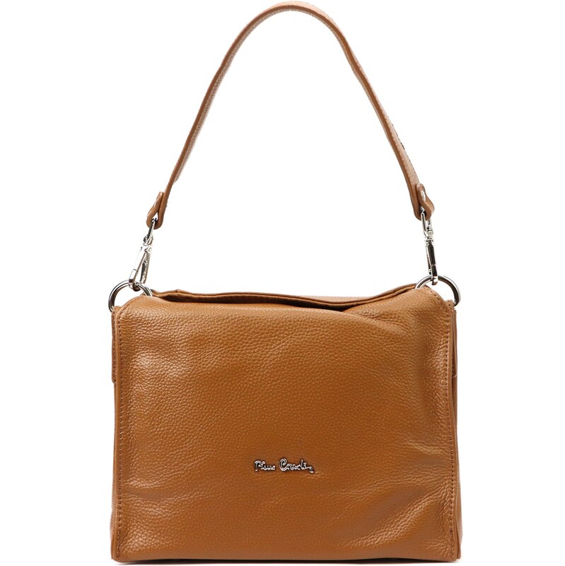 Dámská kožená kabelka Pierre Cardin 55089 FRZ camel