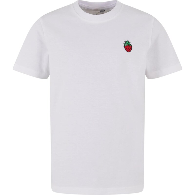 Mister Tee Tričko Strawberry Love zelená / karmínově červené /