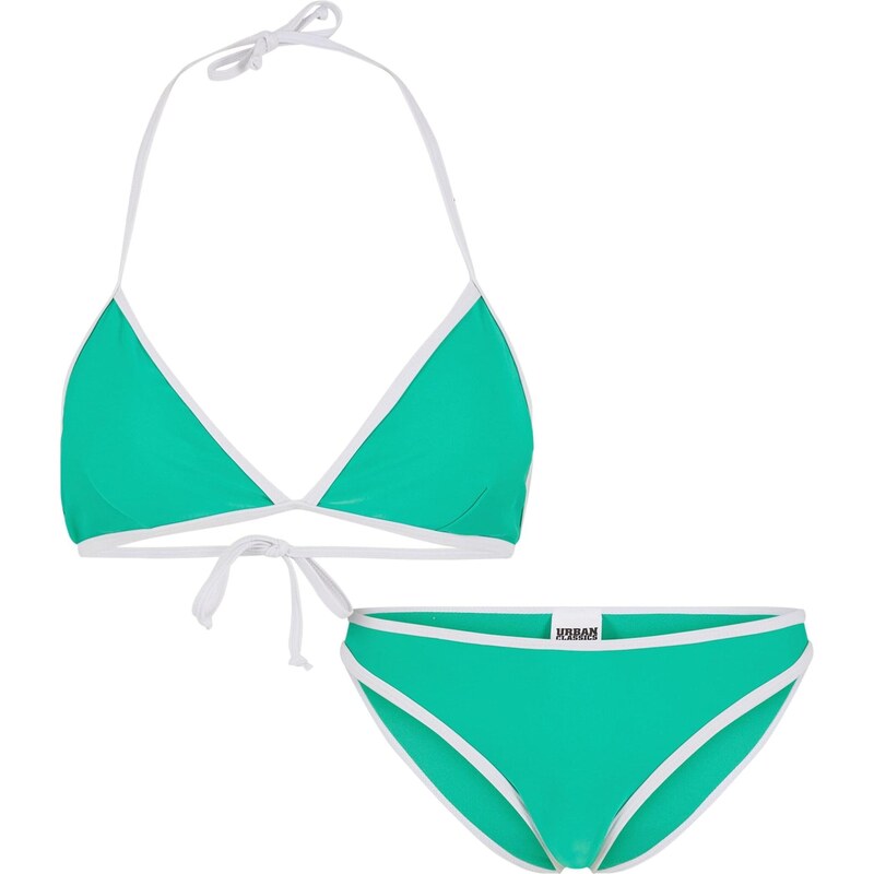 Urban Classics Bikiny zelená / bílá 108913918