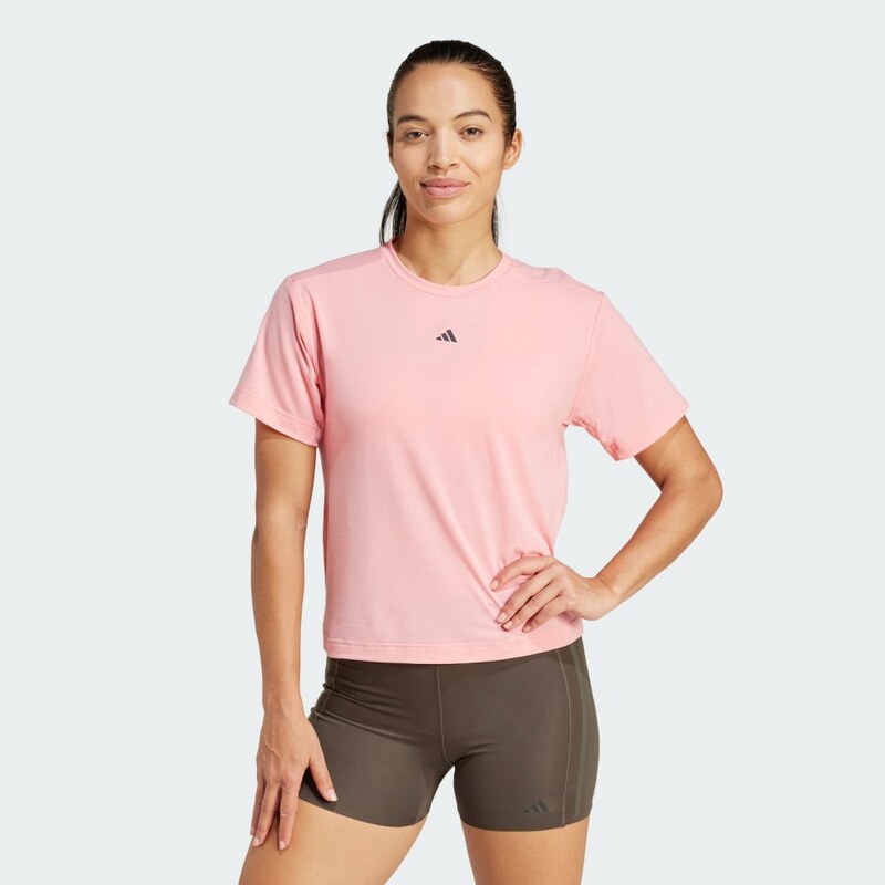 Adidas PrimeLift Back-Cutout 3-Stripes T-Shirt