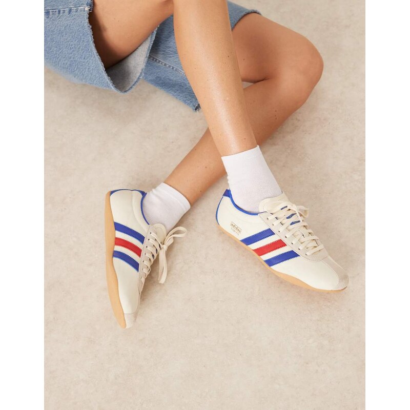 adidas Originals Tokyo trainers in white, red and blue 115624210