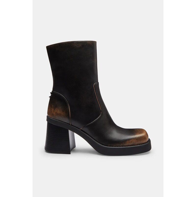 Kožené kotníkové boty Coach Sculpted C Loved Leather Bootie 107378120
