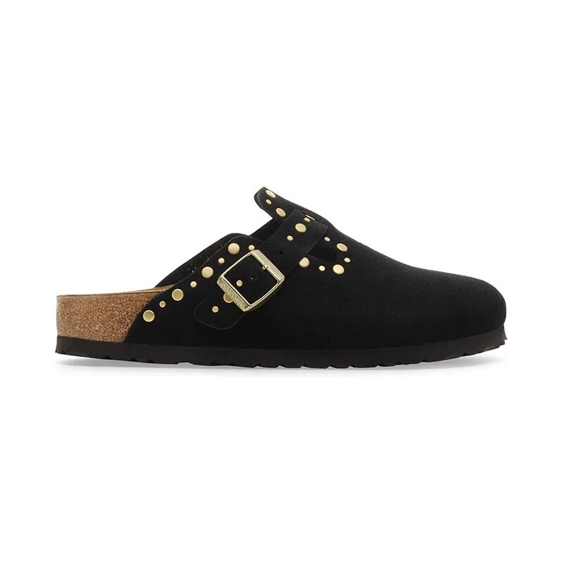 Birkenstock Semišové pantofle Birkenstock Boston Rivet