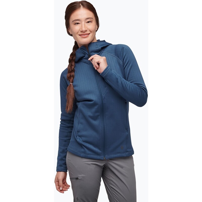 Dámská trekingová bunda Black Diamond Factor Hoody navy blue