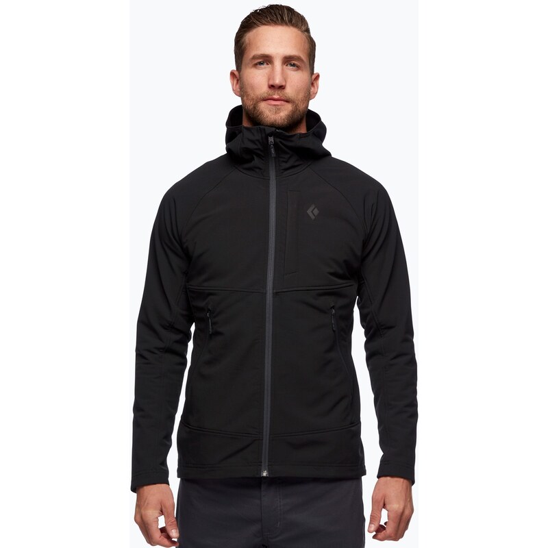 Pánská softshellová bunda Black Diamond Element Hoody černá