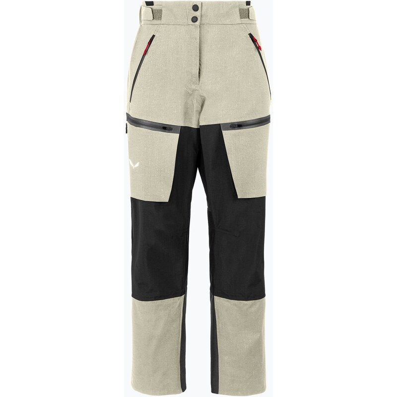 Salewa dámské membránové kalhoty Sella 3L Ptxr beige/black 00