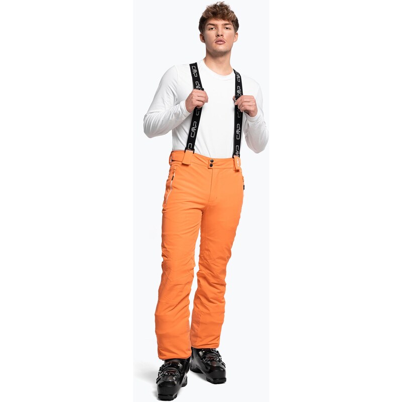 Pánské lyžařské kalhoty CMP oranžový 3W04467/C593