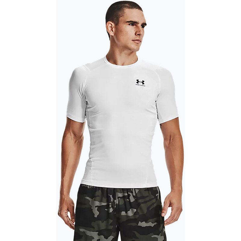 Under Armour pánské tréninkové tričko Ua Hg Armour Comp SS white