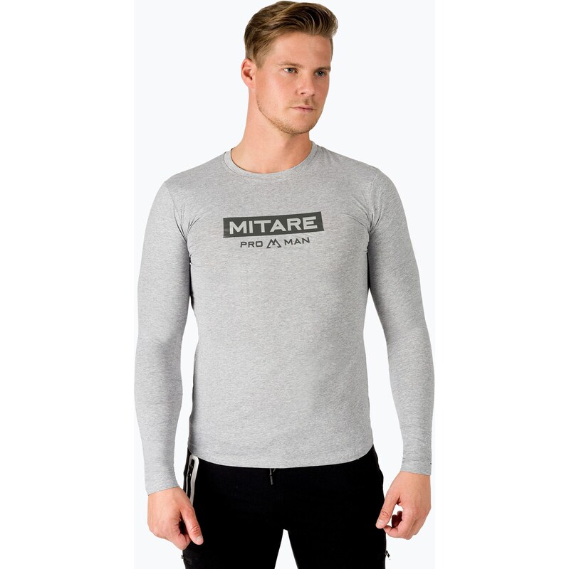 Pánské longsleeve tričko MITARE PRO šedé K094