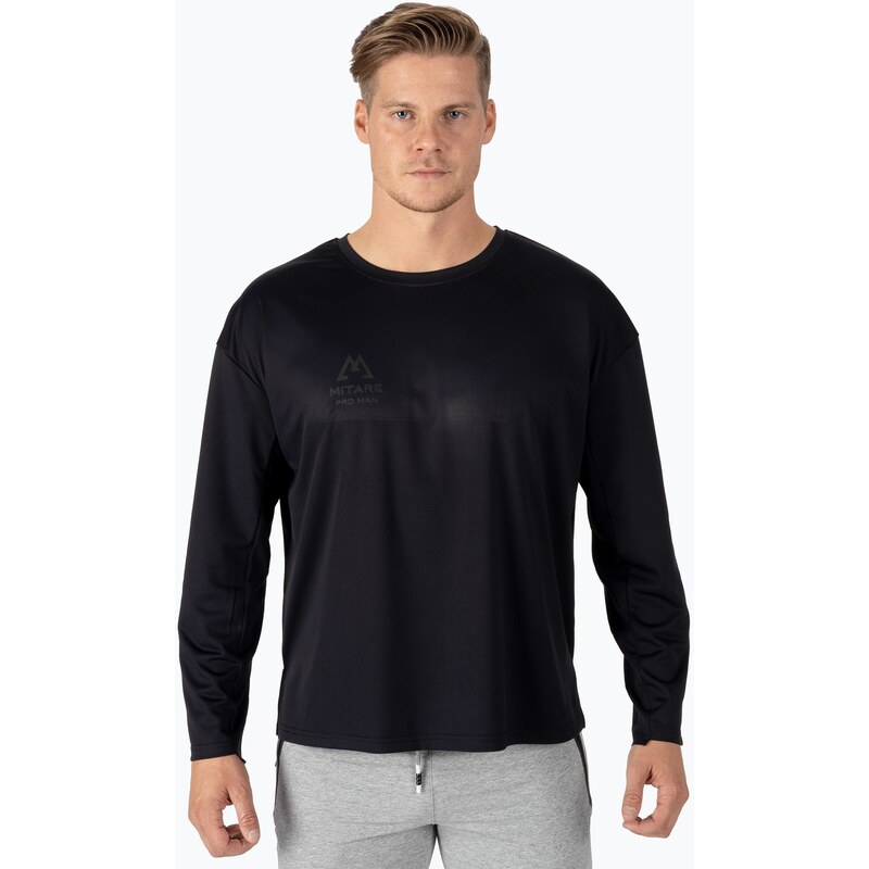 Pánský tréninkový longsleeve MITARE PRO černý K101
