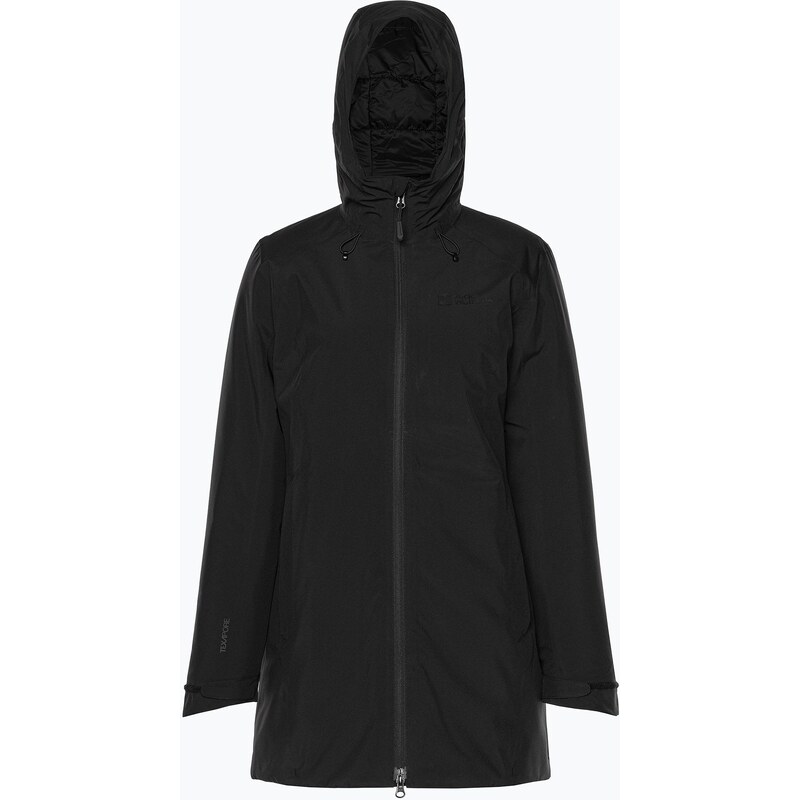 Dámská péřová bunda Jack Wolfskin Heidelstein Ins černá 1115681