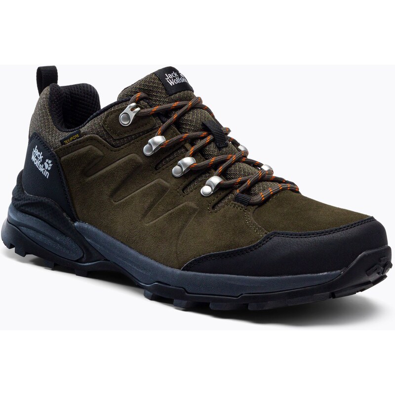 Pánská trekingová obuv Jack Wolfskin Refugio Texapore Low zeleno