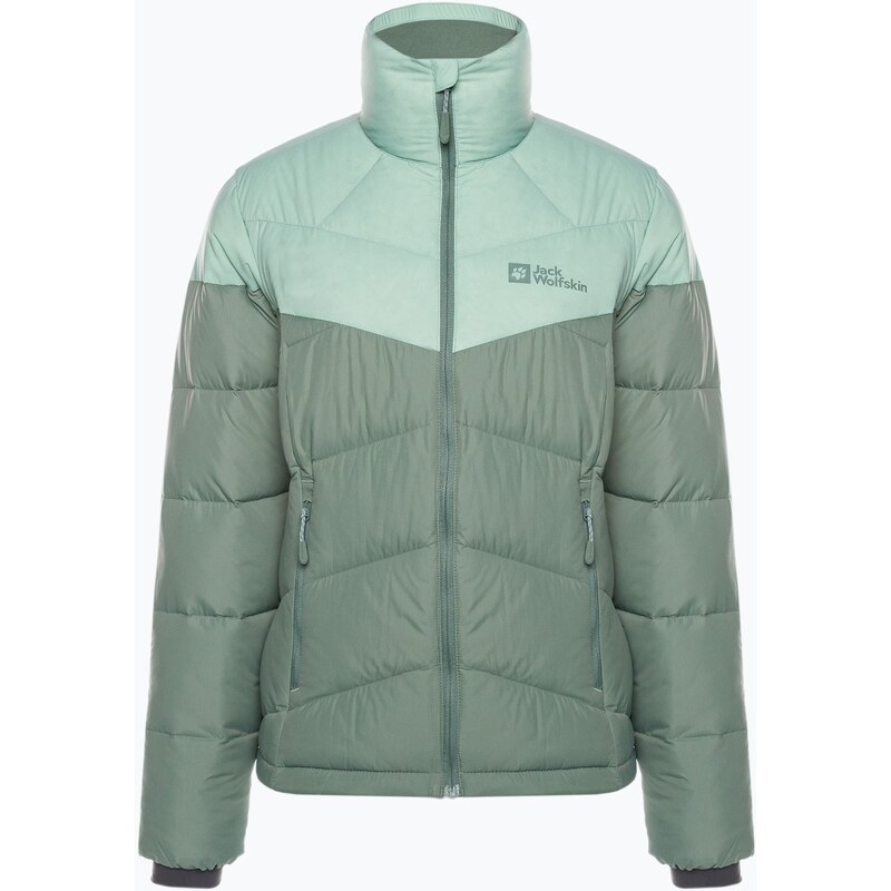 Jack Wolfskin dámská péřová bunda Herzberg Down green 1207131