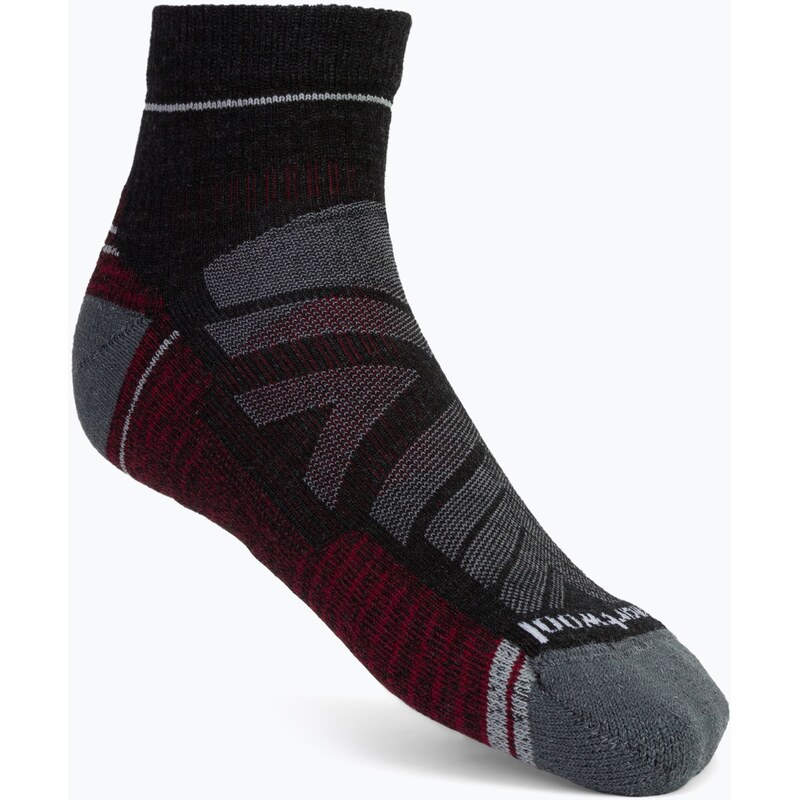 Trekingové ponožky Smartwool Hike Light Cushion Ankle šedo-černé