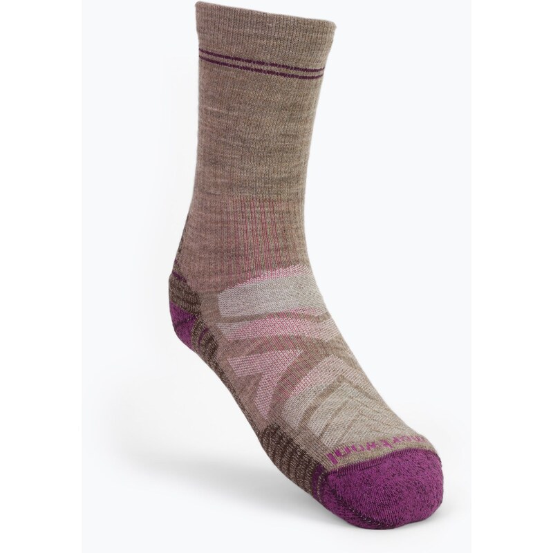 Smartwool Hike Light Cushion Crew hnědé trekové ponožky