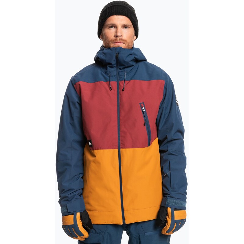 Quiksilver Sycamore pánská snowboardová bunda námořnická modrá a