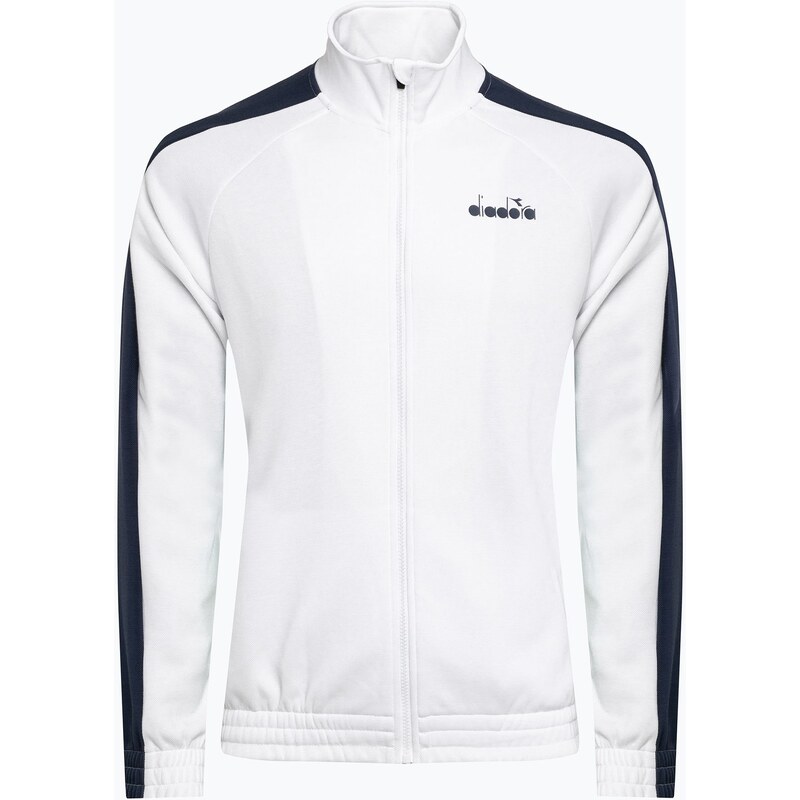 Pánská tenisová bunda Diadora Fz Jacket bílá DD-102.179121-20002