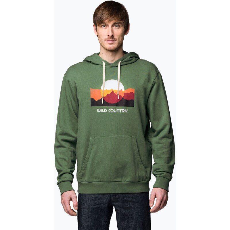 Pánská mikina Wild Country Movement zelená 40-0000095246