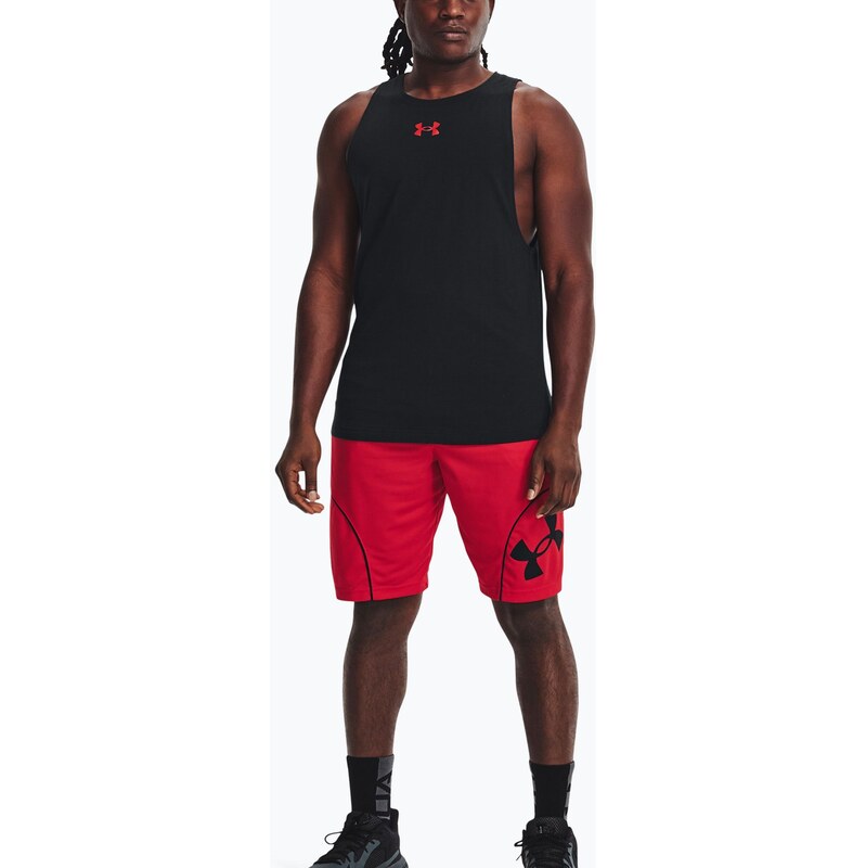 Under Armour Perimeter 11 pánské basketbalové šortky červená