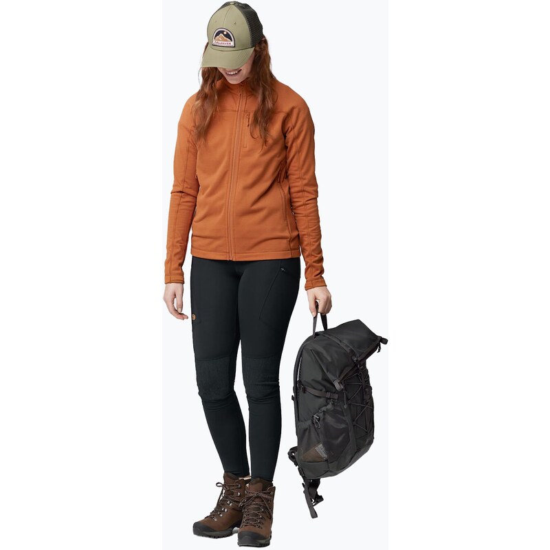 Fjällräven dámská fleecová mikina Abisko Lite Fleece hnědá