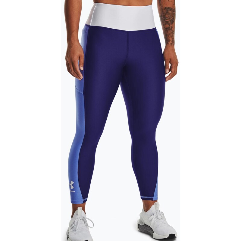 Under Armour dámské legíny Blocked Ankle navy blue 1377091