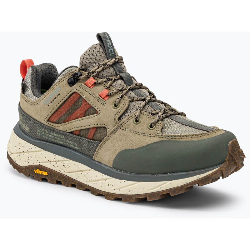 Jack Wolfskin dámské trekové boty Terraquest Texapore Low green