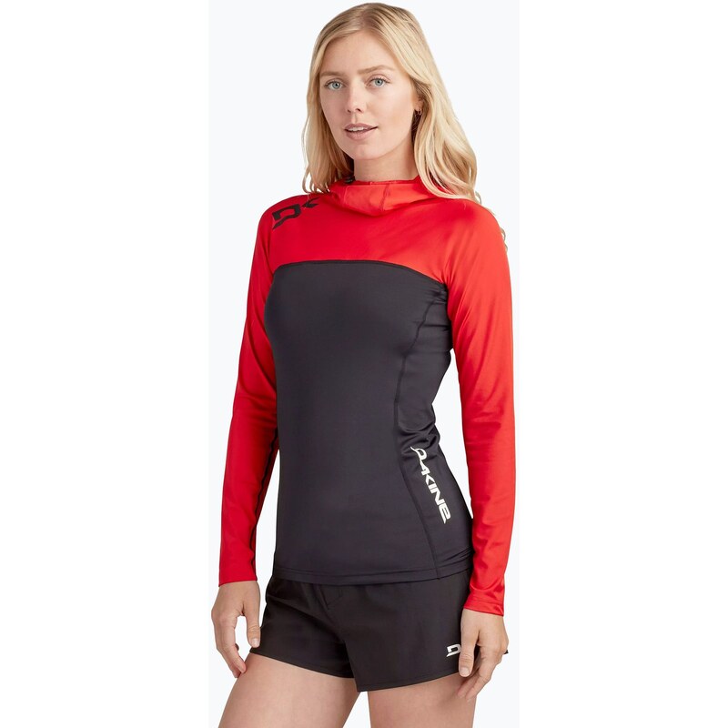 Dámské plavecké tričko Dakine Hd Snug Fit Rashguard Hoodie black