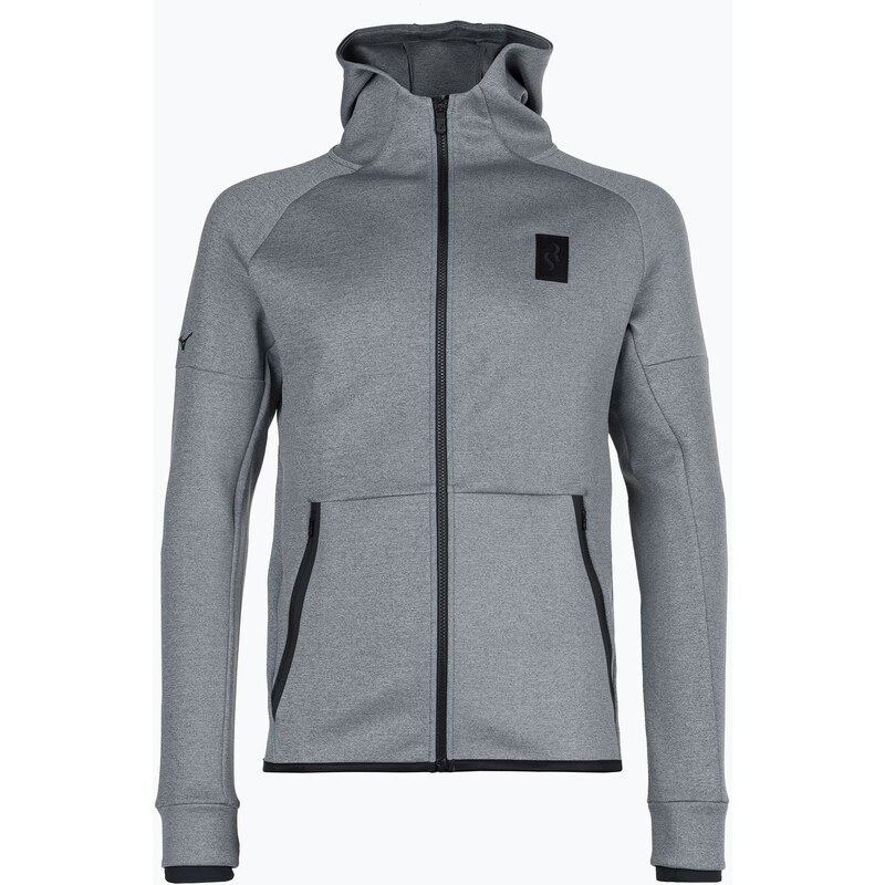 Mizuno SR4 Sweat šedá pánská fotbalová mikina P2MC2S5006