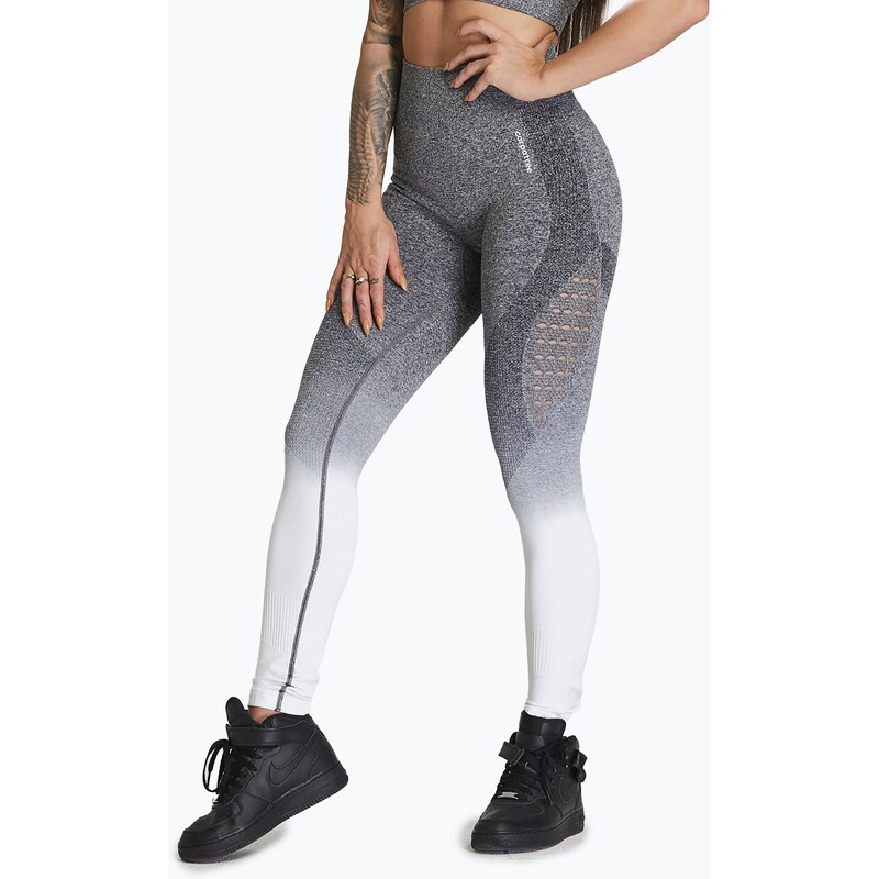 Dámské bezešvé legíny Carpatree Phase Grey-White CP-PSL-GW