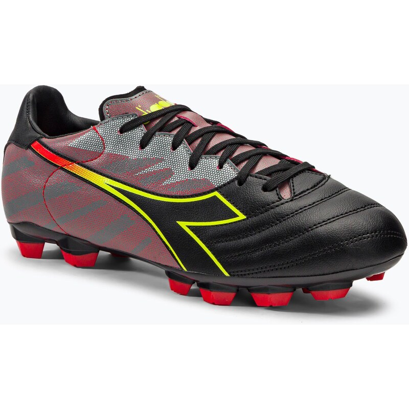 Pánské kopačky Diadora Brasil Elite Veloce R LPU černo-červené
