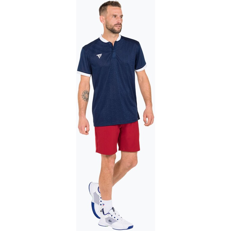 Pánské tenisové polo tričko Tecnifibre Team Mesh navy blue