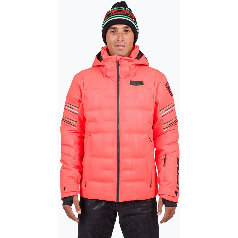 Pánská lyžařská bunda Rossignol Hero Depart neon red