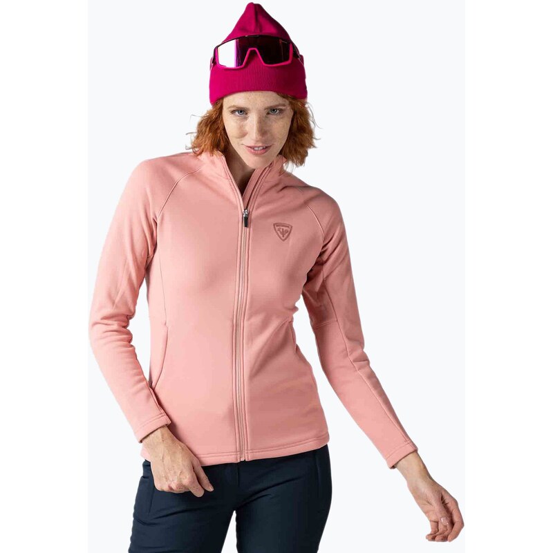 Dámská lyžařská mikina Rossignol Classique Clim cooper pink