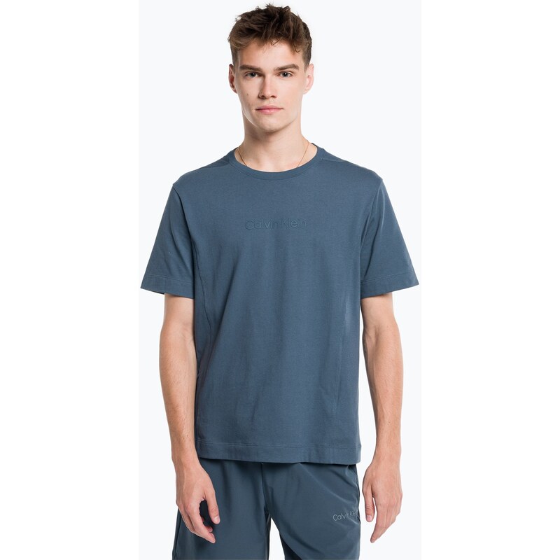 Pánské tričko Calvin Klein v pastelově modré barvě